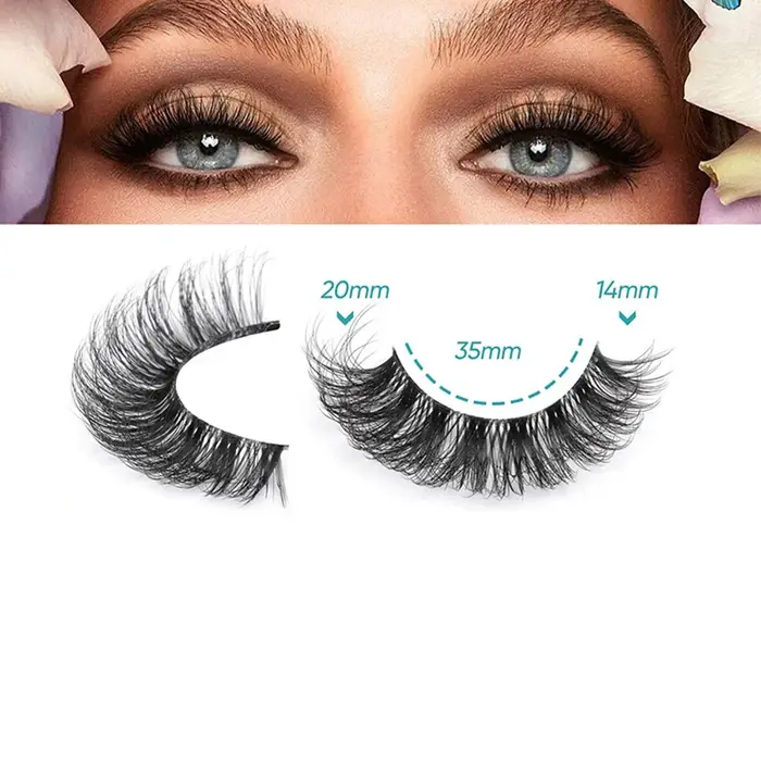Faux-cils 6D super moelleux