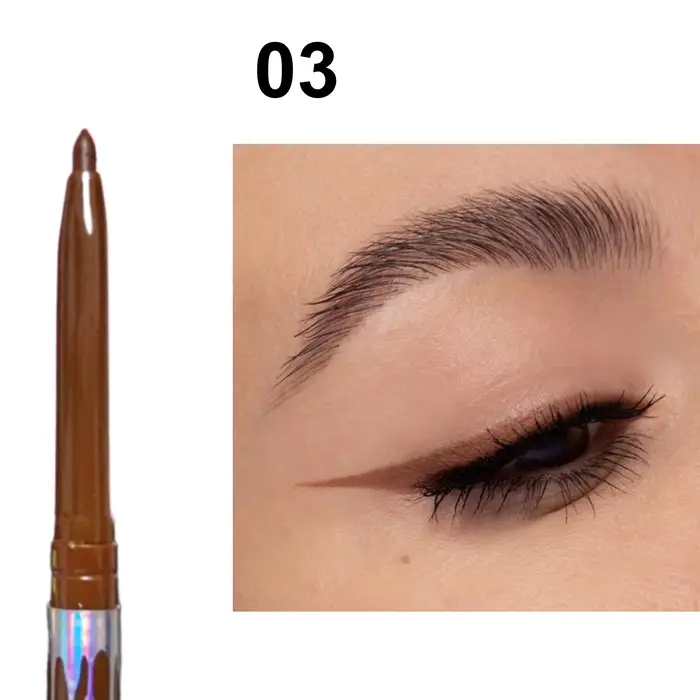 Eyeliner Gel crayon noir marron Ultra-fin mat naturel lisse séchage rapide sans taches imperméable f
