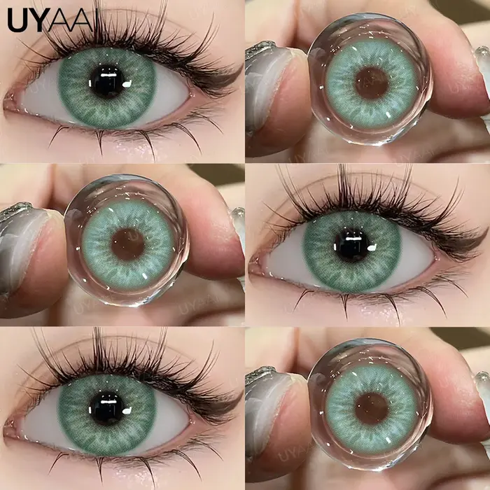 Lentilles de contact colorées UYAAI Siri Green, lentilles de maquillage PATTAYA Green, lentilles de 