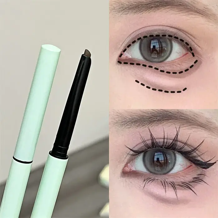 Crayon Eyeliner Blanc Mat Imperméable et Anti-Bavures