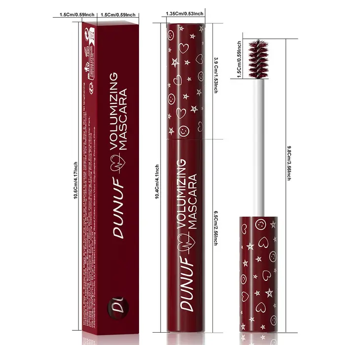 Mascara bouclé coloré imperméable à l'eau séchage rapide Extension de cils