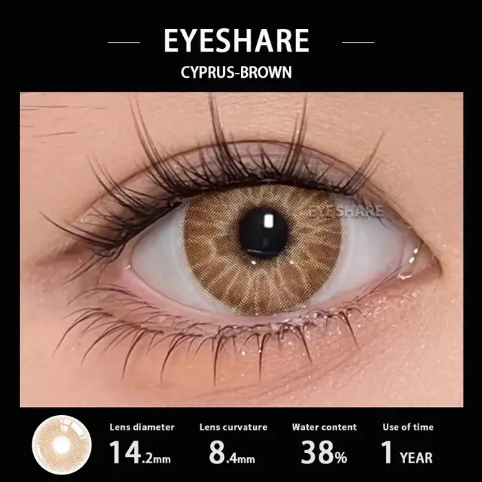 Lentilles de Contact Colorées Bleu Clair