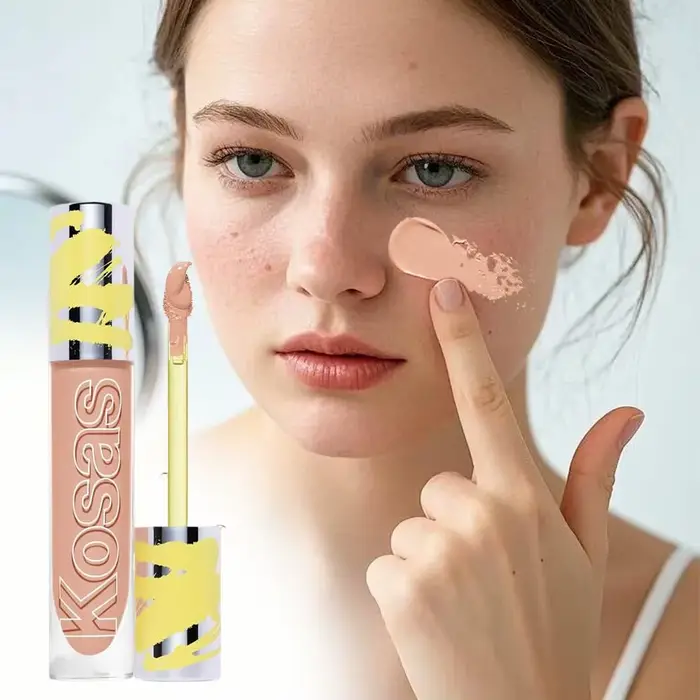 Fond de teint liquide Silky BareSkin 30 ml | Base de maquillage hydratante longue tenue toute la journée | Couvrance