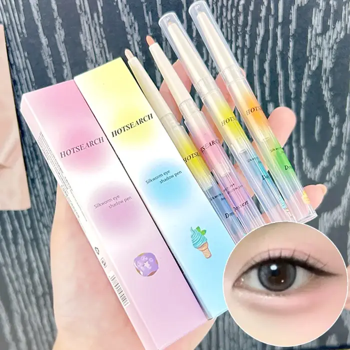Crayon Aegyo Sal Rose Nude pour le dessous des yeux, effet éclaircissant, stylo de maquillage pour le contour des yeux, surligneur pour paupières inférieures, cosmétique de contour
