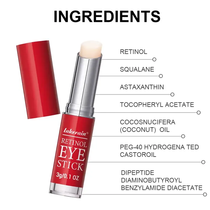 Lakerain – bâton de crème pour les yeux au rétinol