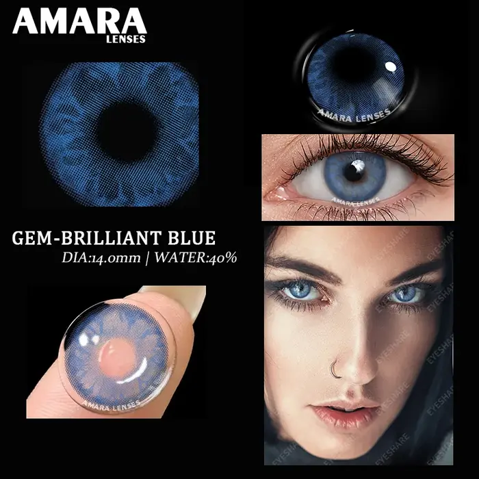 Lentilles de Contact Naturelles Souples pour Bol