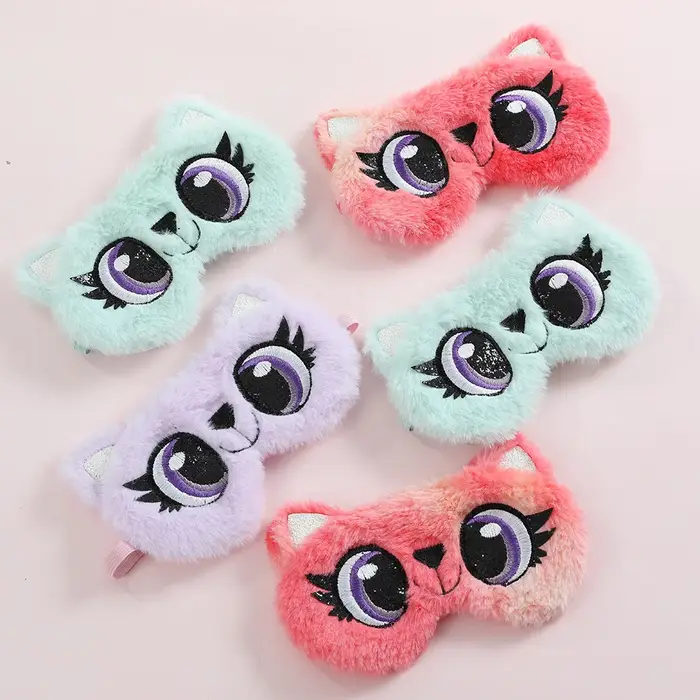 Masque pour les yeux de dessin animé oiseau Panda