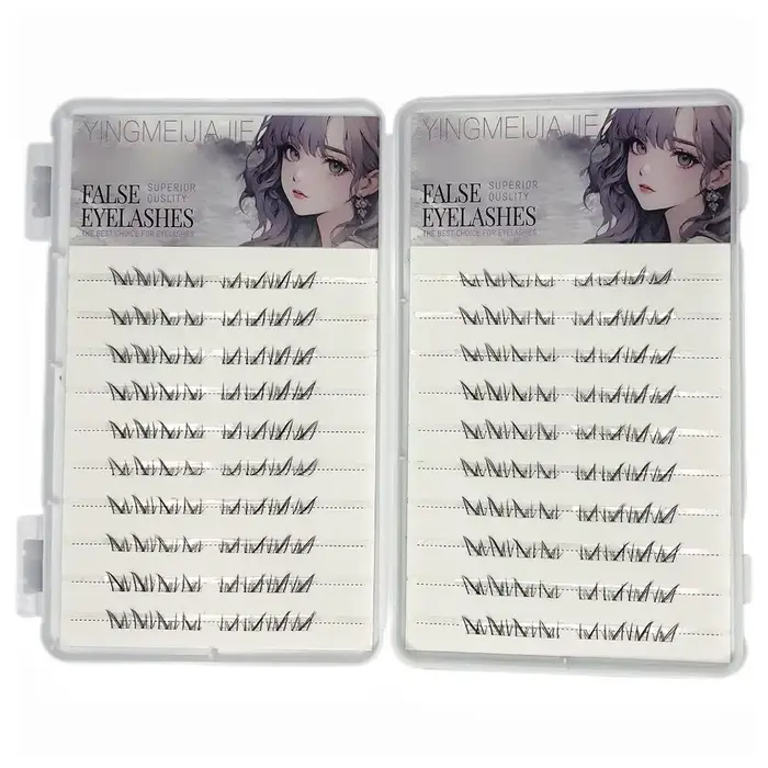 Faux cils sans colle 4-6 mm, nouveau style coréen, cils inférieurs naturels, faux cils pour femmes, 