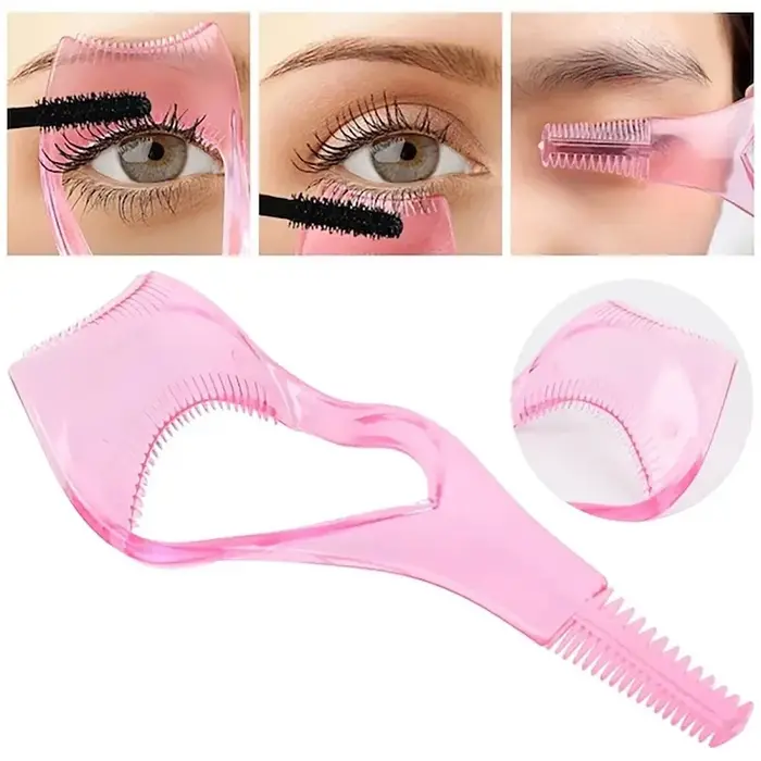 Peigne à cils 3 en 1 pour protéger les yeux