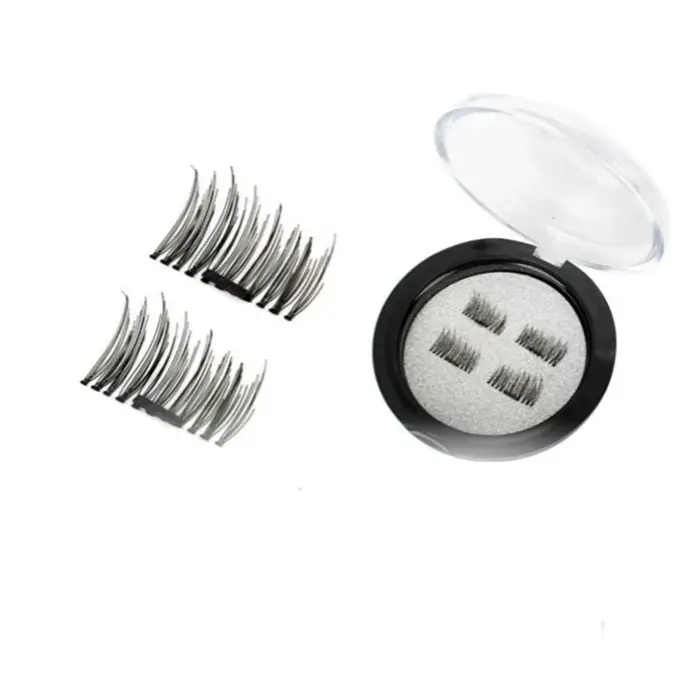 Faux-cils magnétiques 3D, Double bande, bande complète, doux, réutilisables