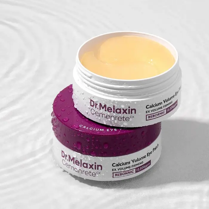 Baume multi-usages au calcium Cemenrete / Crème anti-poches sous les yeux Eyephalt / Essence exfoliante au riz noir et