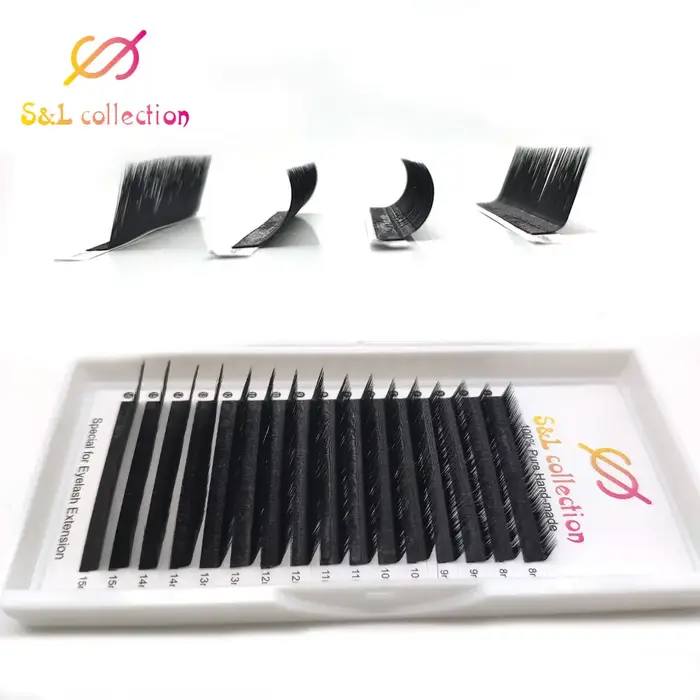 Nouveau arrivé 0.05/0.07 L/LC/LD/LU 1 pièces volume de cils magiques facile à fabriquer effet éventail faux
