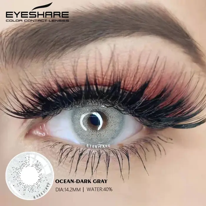 EYESHARE lentilles de couleur naturelle yeux 2 pièces lentilles de Contact de couleur pour les yeux