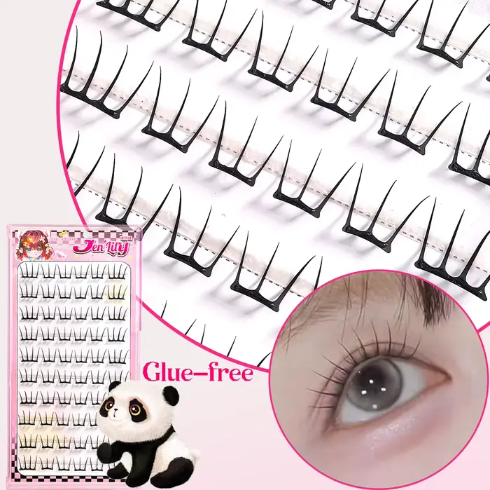 Faux cils élégants coréens