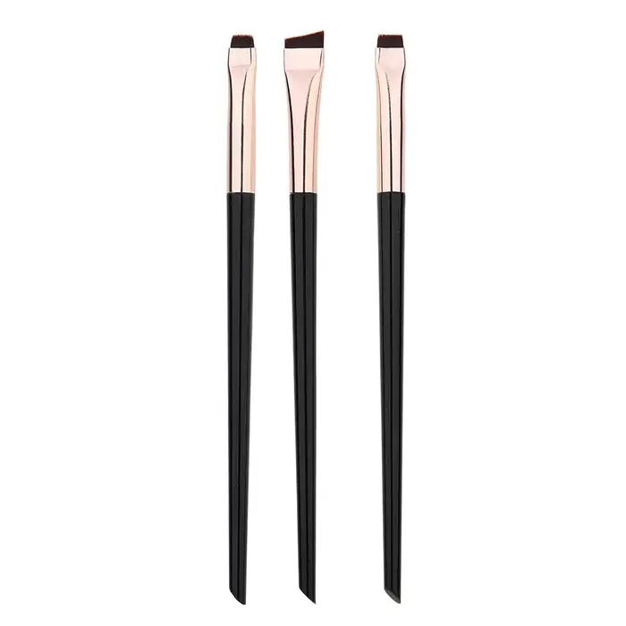 3 pièces/ensemble lame Eyeliner brosse sourcil