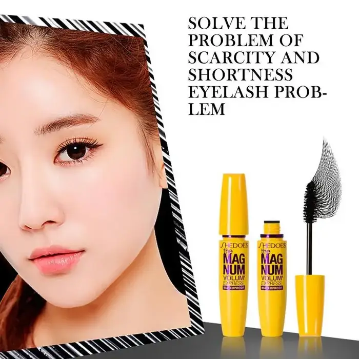 Mascara Imperméable Jaune Allongeant et Volumisant