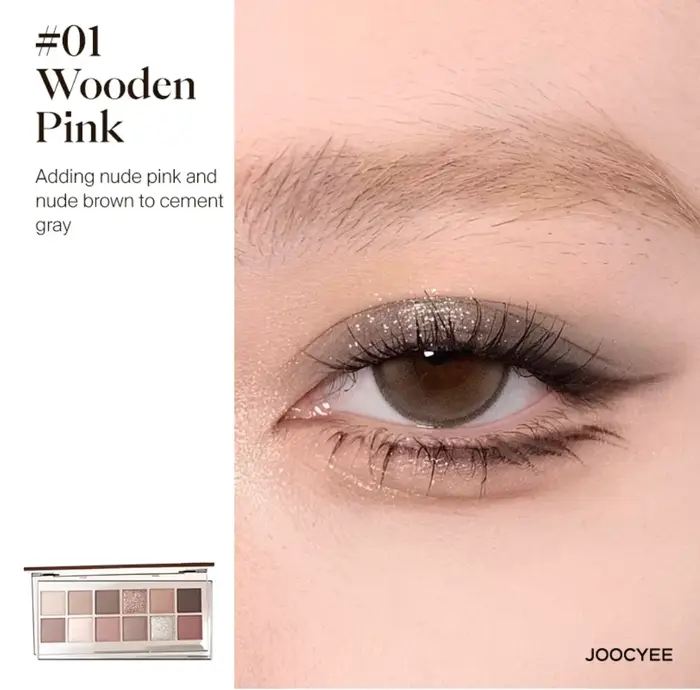 JOOCYEE 12 nuances fard à paupières Palette longue durée Gel nacré lisse haute couleur doux mat Text