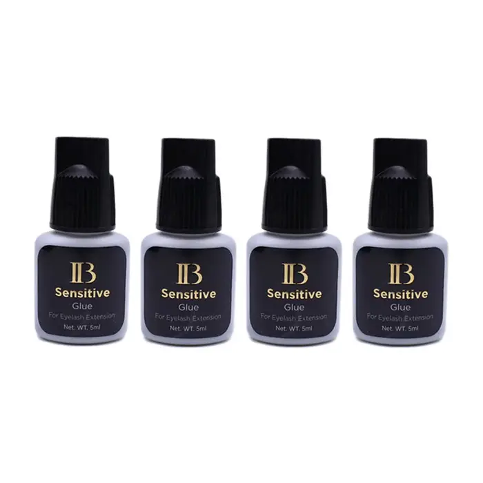 5 flacons de colle IB 5 ml, colle individuelle la plus forte à séchage rapide pour extensions de cil