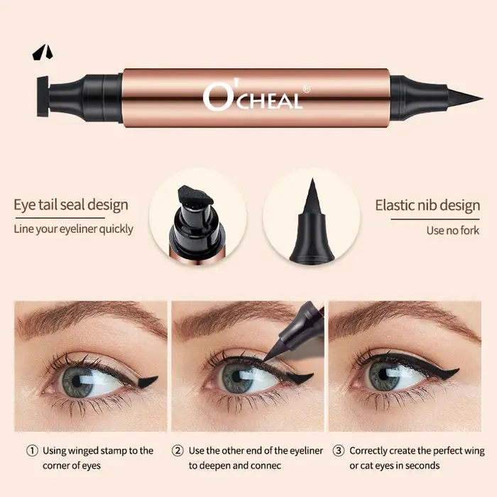 O'CHEAL Eyeliner tampon noir liquide