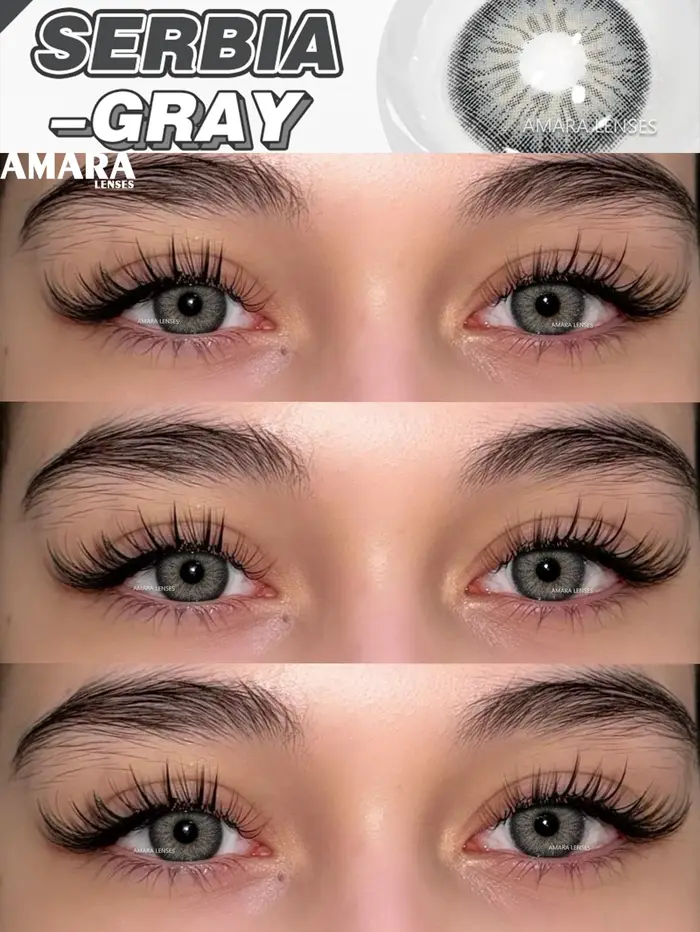 Lentilles de Contact Noires Colorées pour les Yeux