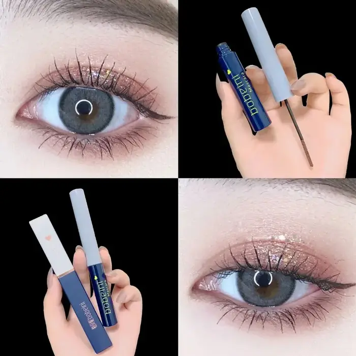Tête de brosse à mascara lisse pour débutants, imperméable, résistant à la transpiration, pas facile