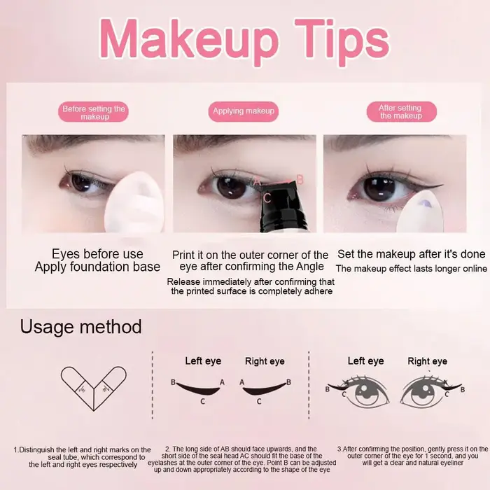 Tampon Eyeliner rotatif intégré