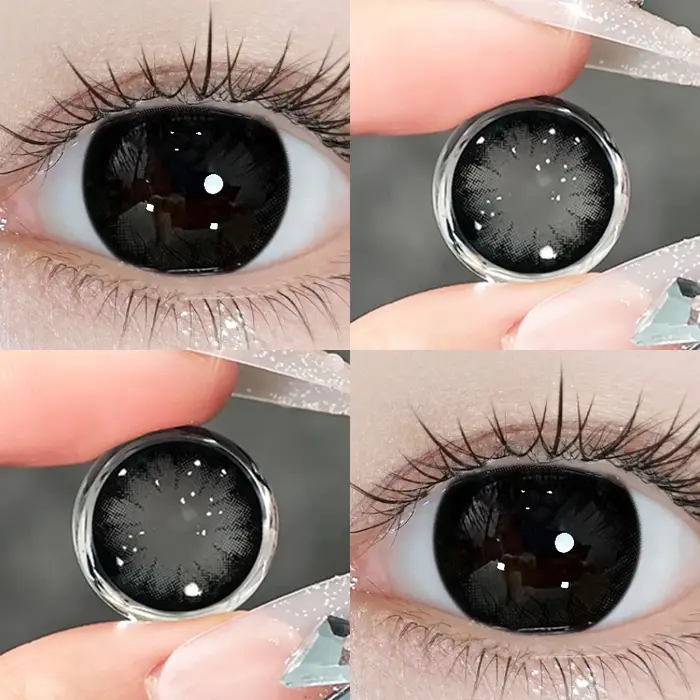 2PCS/paire 14.5mm lentilles perle série couleur