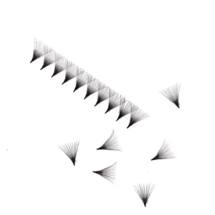Extensions de cils préfabriquées