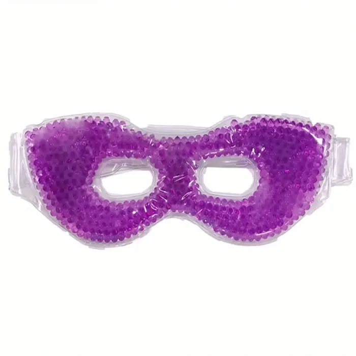 Masque pour les yeux en Gel rafraîchissant avec trous pour les yeux, thérapie chaude et froide, soin