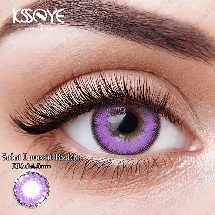 KSSEYE 2 pièces lentilles de Contact colorées pour les yeux beauté naturelle élèves bruns