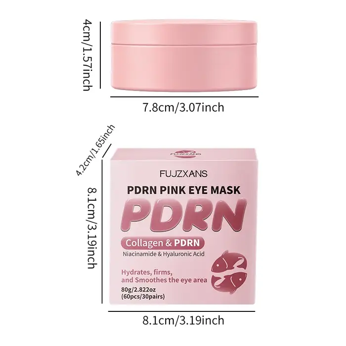 Masque pour les yeux rose PDRN pour les cernes et les poches