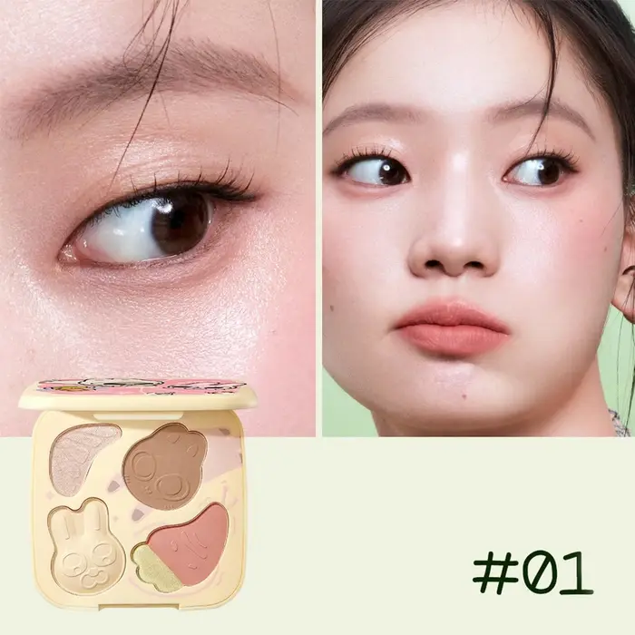 Palette de maquillage multi-couleurs Little ONDINE
