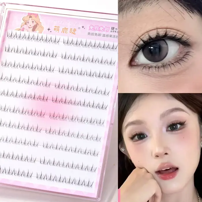 Extensions de cils inférieurs sans colle