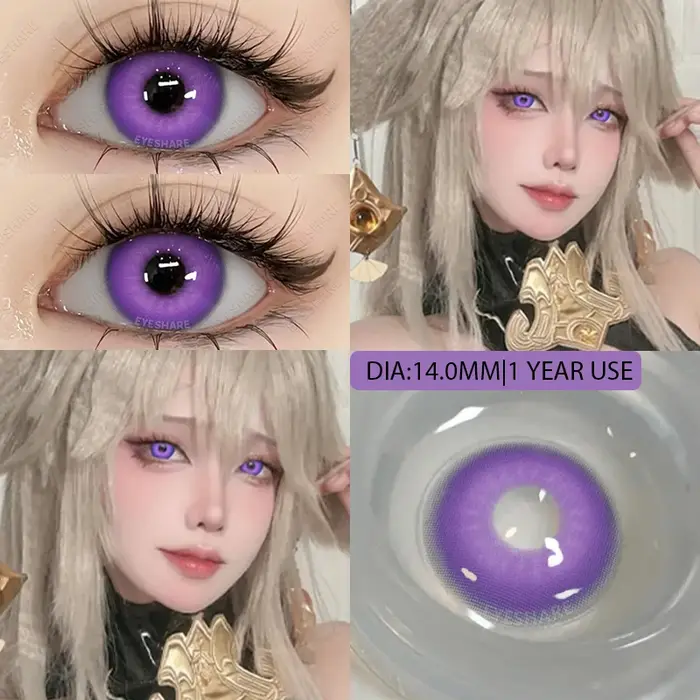 AMARA Cosplay lentilles de Contact colorées pour les yeux lentilles pour les yeux Anime lentilles de Contact grises lentilles vertes lentilles bleues lentilles de mode 1 paire y2k