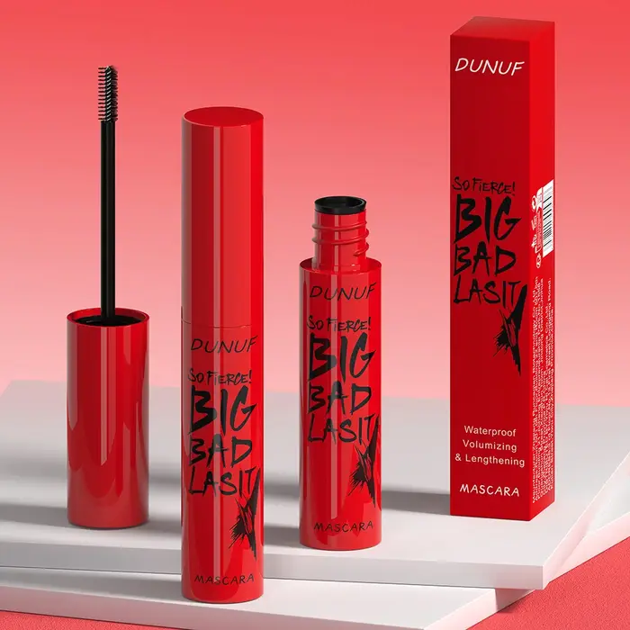 DUNUF 1 pièces Mascara longue durée mince épais imperméable boucle ne tache pas facilement résistant à la sueur et sans taches débutant amical