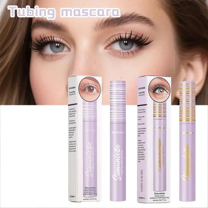  Mascara volumisant et allongeant pour cils blancs et noirs
