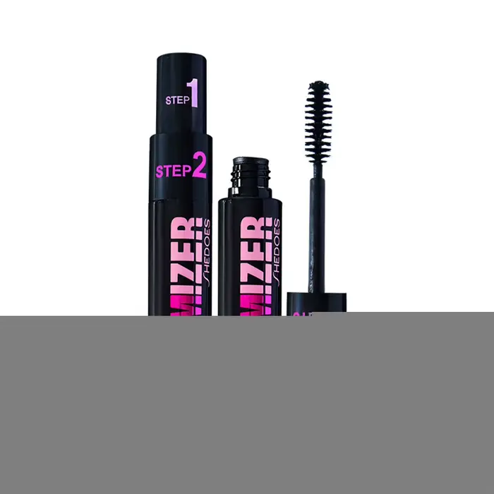 Mascara 2 en 1 Long et épais, brosse en Gel de silice, allonge le Volume, imperméable, durable, beau