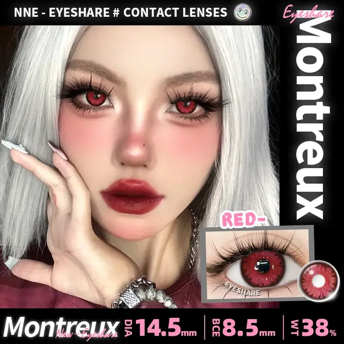 EYESHARE 1 paire de lentilles violettes pour les yeux