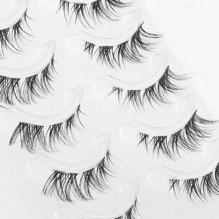 5 paires de faux cils naturels