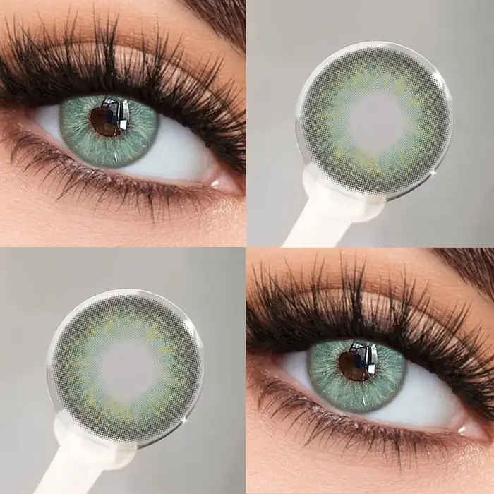 KSSEYE 1 paire de lentilles de Contact de couleur naturelle pour les yeux