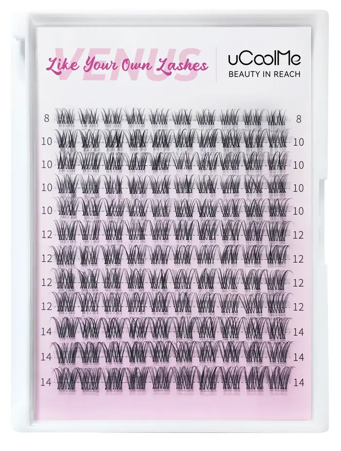 Extensions de cils individuels Manga uCoolMe Lashes Short Fairy Venus Flora 0.05mm