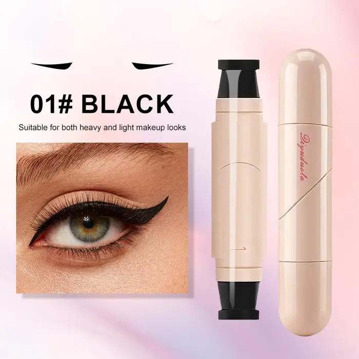 Stylo tampon Eyeliner rotatif étanche, résistant à la sueur et longue durée, facile à utiliser pour 