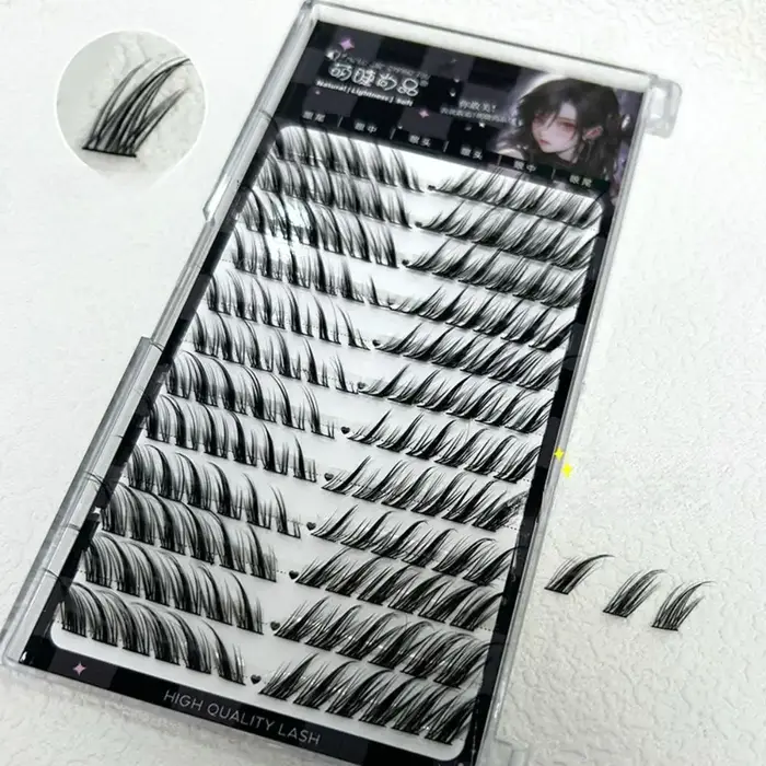 Faux cils individuels effet œil de renard