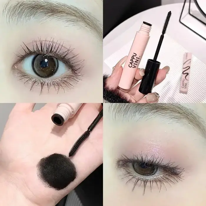 Mascara noir brun pour recourber les cils