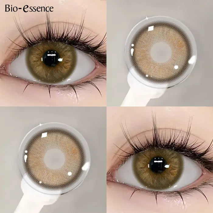 Bio-essence – lentilles de contact de couleur bleue pour les yeux