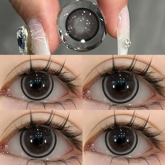 Lentilles de Contact Brunes avec Dioptries