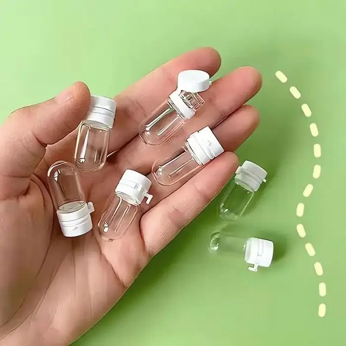 Flacons de voyage pratiques de 2 ml, transparents, anti-fuite, parfaits pour le démaquillant et le s
