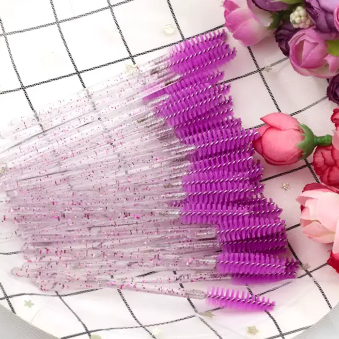 5/50 pièces brosses à cils brosse à sourcils outils d'extension de faux cils baguettes de Mascara applicateur bobines cils outil cosmétique