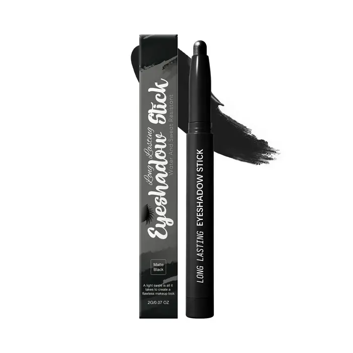 Crayon fard à paupières nacré longue tenue, fini scintillant, application facile, résistant à l'eau,