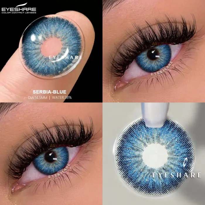 EYESHARE 1 paire de lentilles de Contact de couleur pour les yeux
